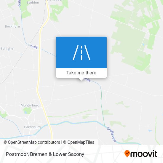 Postmoor map