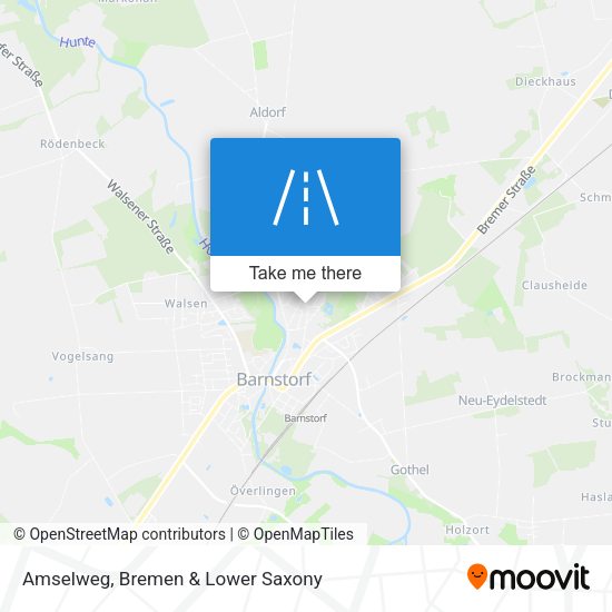 Amselweg map