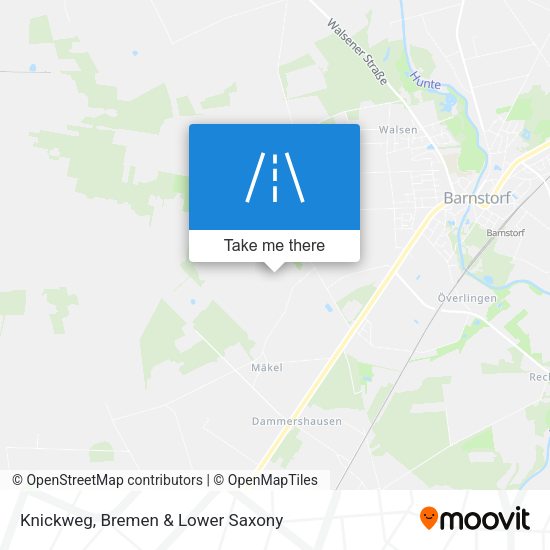 Knickweg map