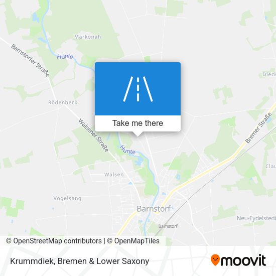 Krummdiek map