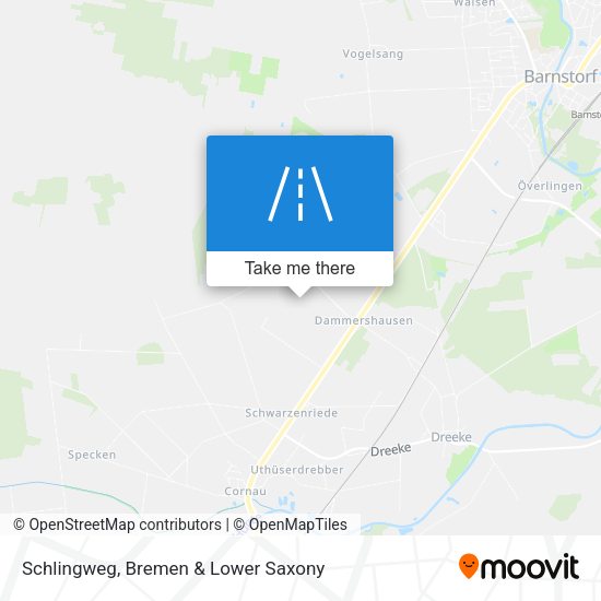 Schlingweg map