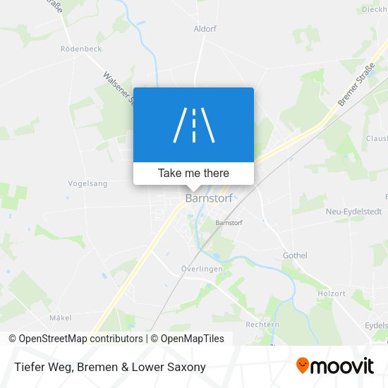 Tiefer Weg map