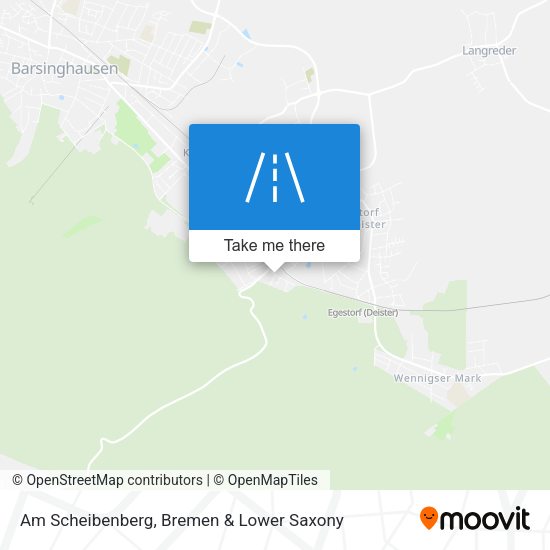 Am Scheibenberg map