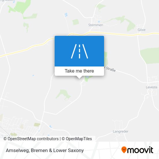 Amselweg map