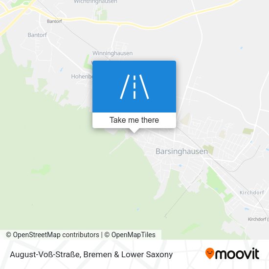 August-Voß-Straße map