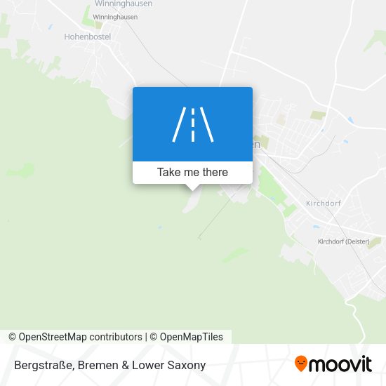 Bergstraße map
