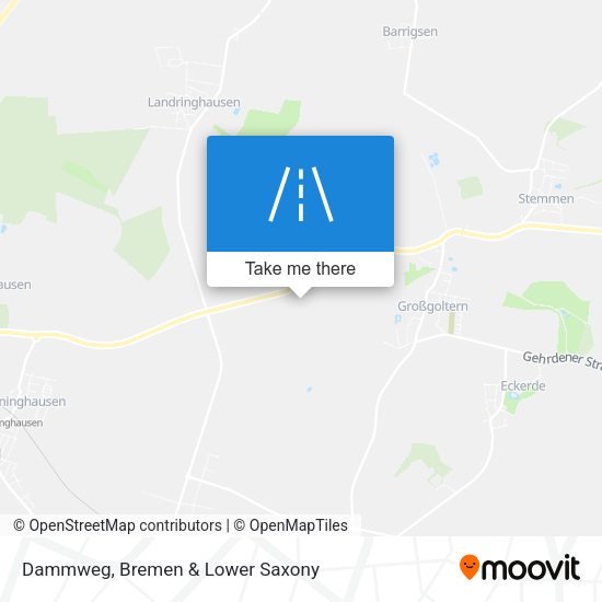 Dammweg map