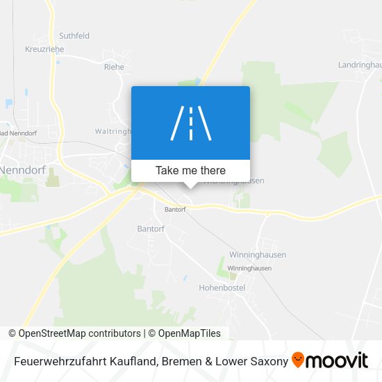 Feuerwehrzufahrt Kaufland map