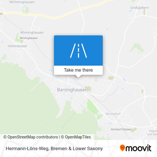 Hermann-Löns-Weg map