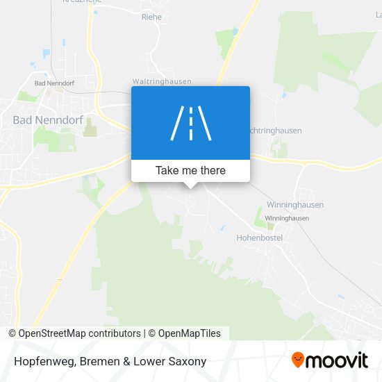 Hopfenweg map