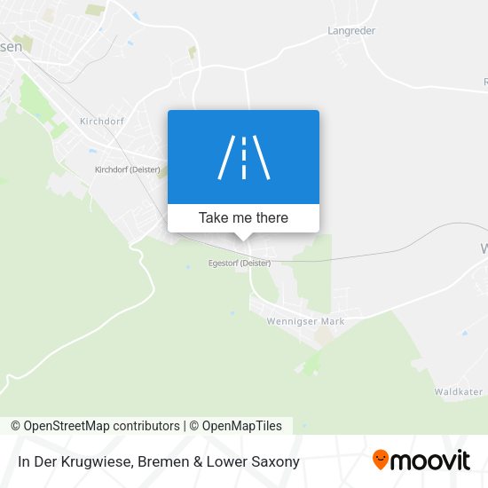 In Der Krugwiese map