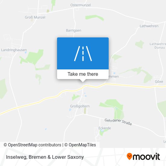 Inselweg map