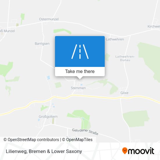 Lilienweg map