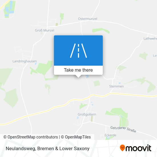 Neulandsweg map