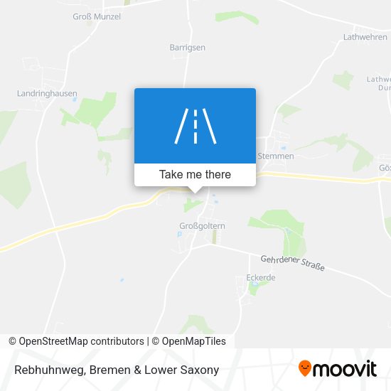 Rebhuhnweg map
