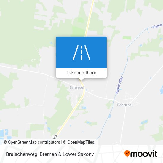 Braischenweg map