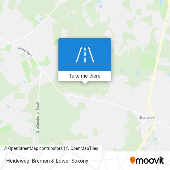Heideweg map