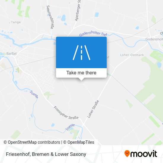 Friesenhof map