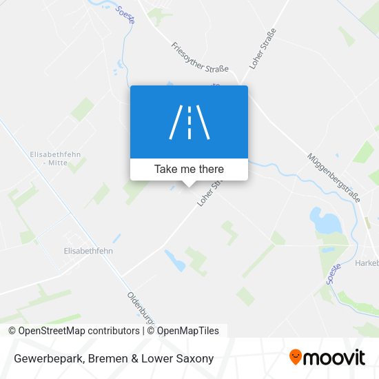 Gewerbepark map