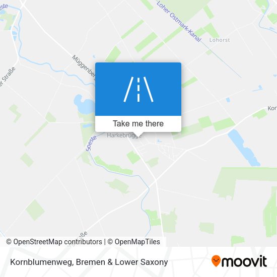 Kornblumenweg map