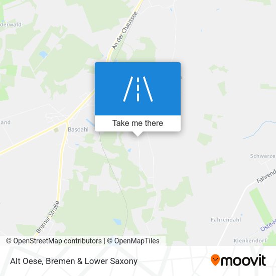 Alt Oese map