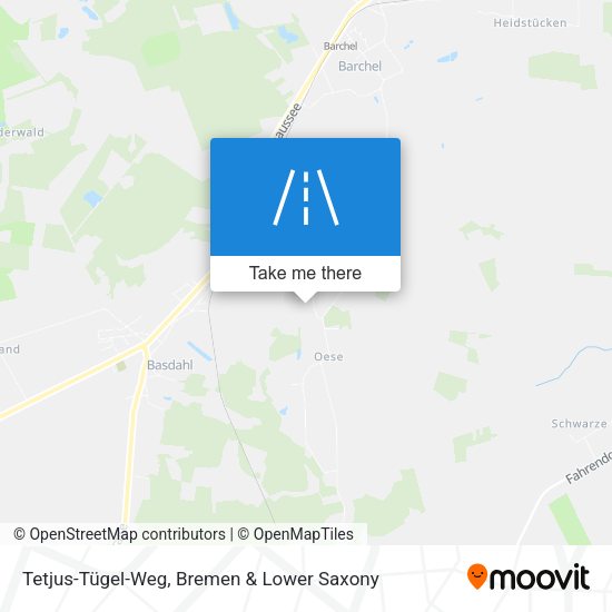 Tetjus-Tügel-Weg map