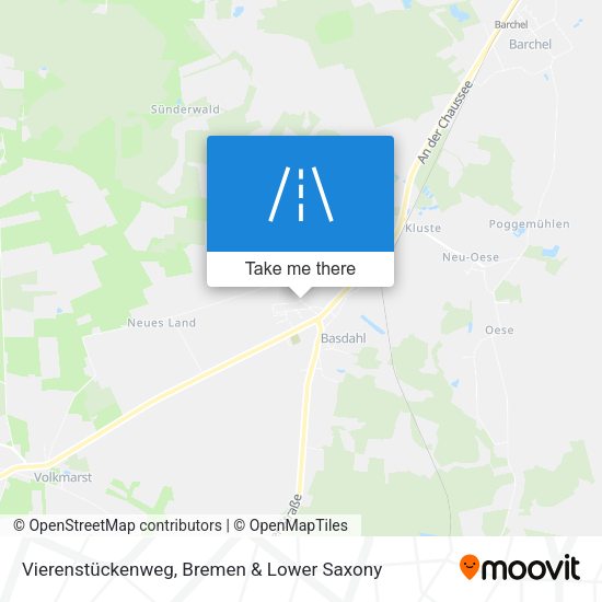 Vierenstückenweg map