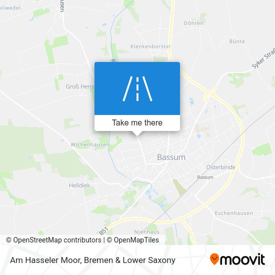 Am Hasseler Moor map