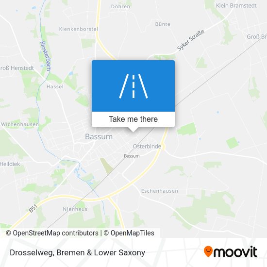 Drosselweg map