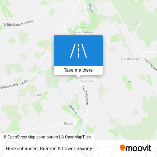 Heckenhäusen map