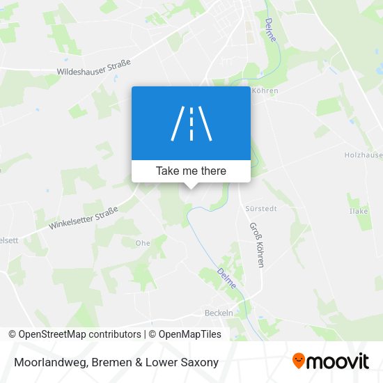 Moorlandweg map