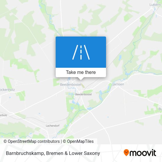 Barnbruchskamp map