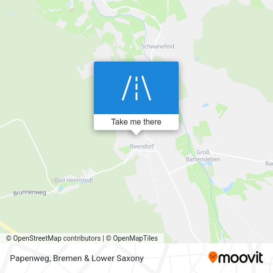 Papenweg map