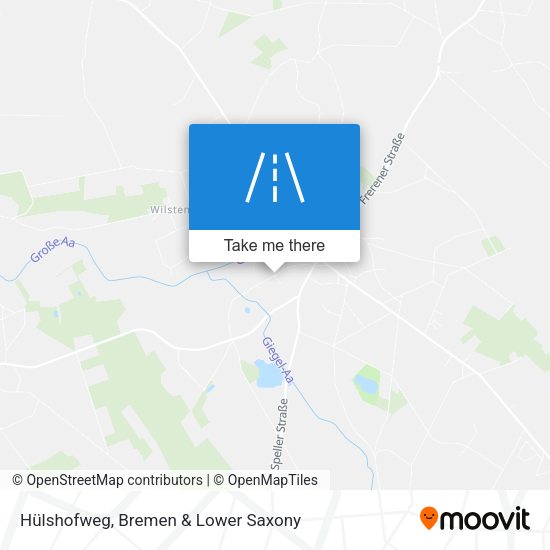 Hülshofweg map