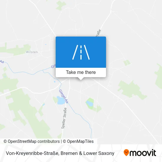 Карта Von-Kreyenribbe-Straße