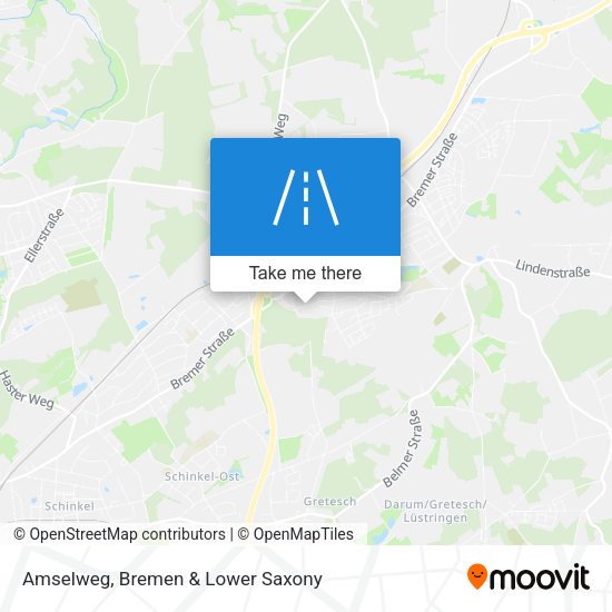 Amselweg map