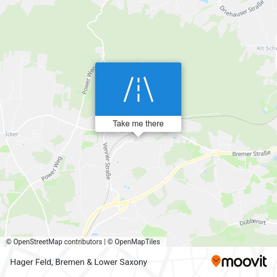 Hager Feld map