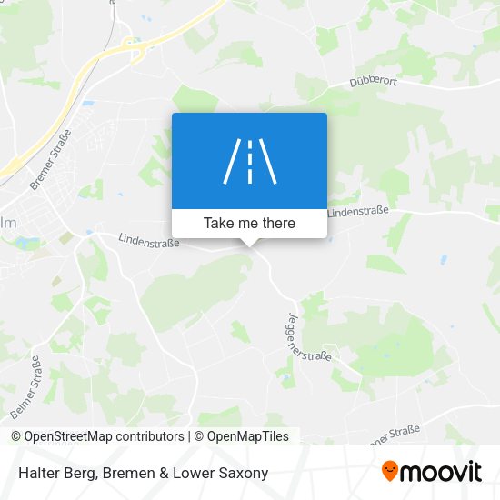Halter Berg map