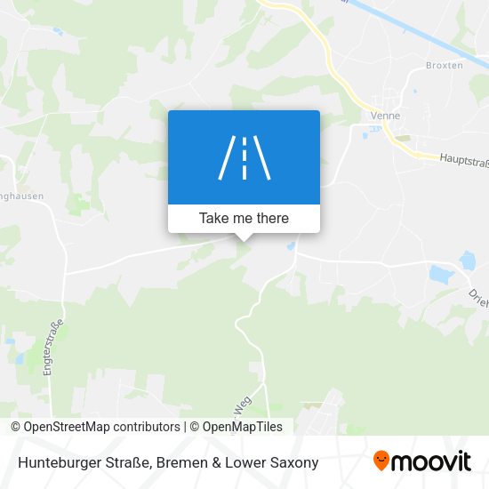 Hunteburger Straße map