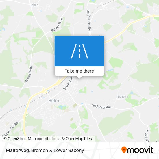 Malterweg map