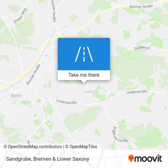 Sandgrube map