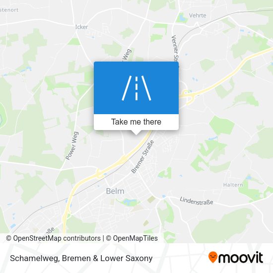 Schamelweg map