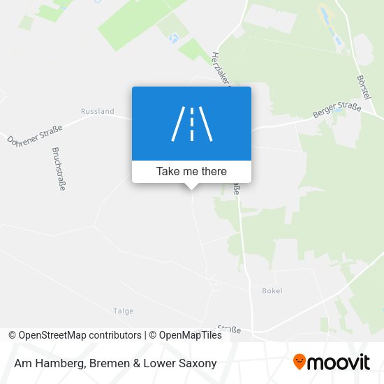 Am Hamberg map