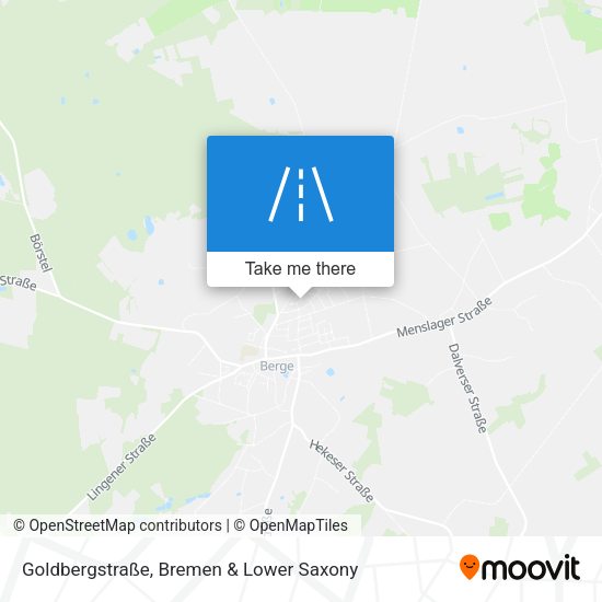 Goldbergstraße map