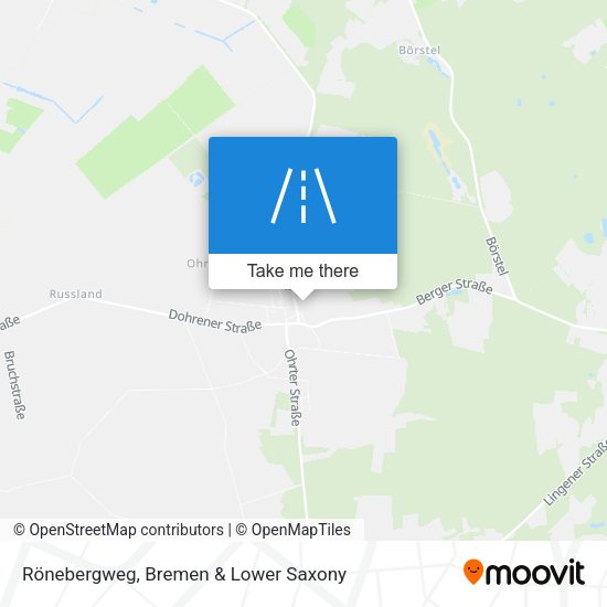 Rönebergweg map