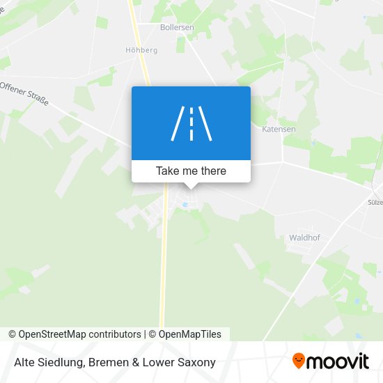 Alte Siedlung map