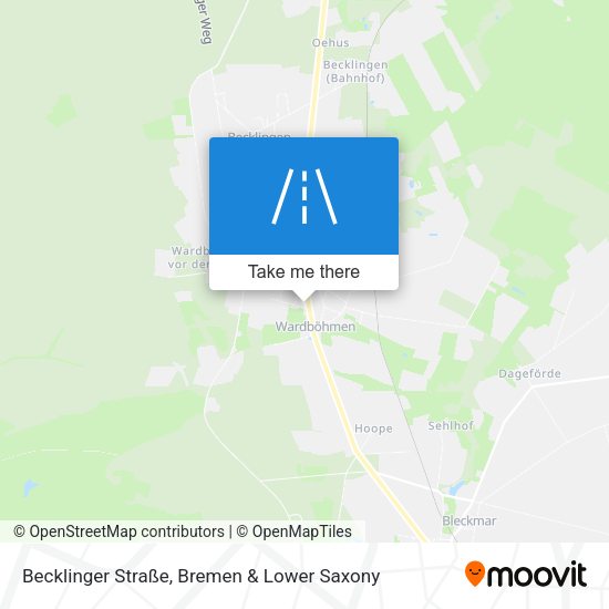 Becklinger Straße map