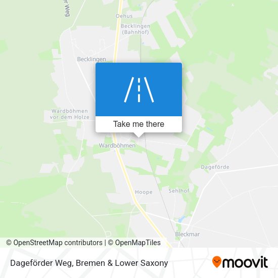 Dageförder Weg map