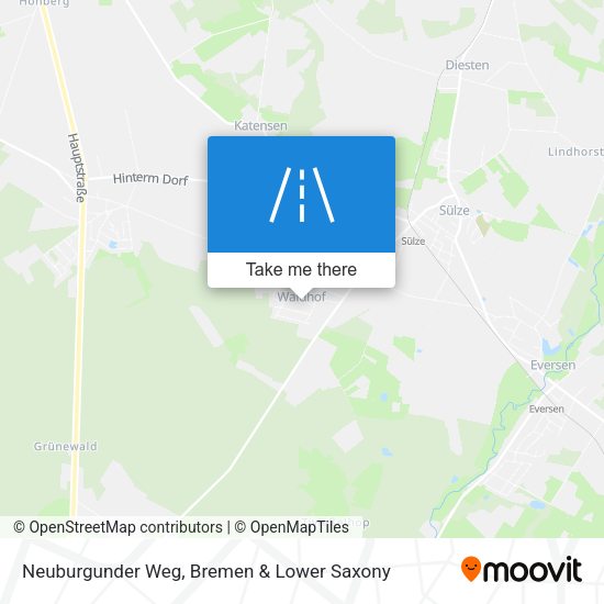 Neuburgunder Weg map