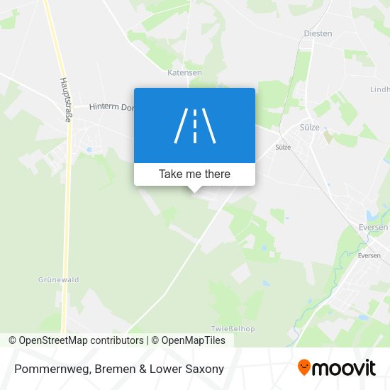 Pommernweg map